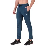 WINPLAYER Men's and Boy's 4 Way Lycra Track Pant|Trouser for Sports (Color-Air Force Blue, Size-M)-thumb3