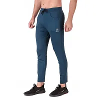 WINPLAYER Men's and Boy's 4 Way Lycra Track Pant|Trouser for Sports (Color-Air Force Blue, Size-2XL)-thumb2