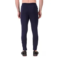 WINPLAYER Men's and Boy's 4 Way Lycra Track Pant|Trouser for Sports (Color-Navy Blue, Size-2XL)-thumb4