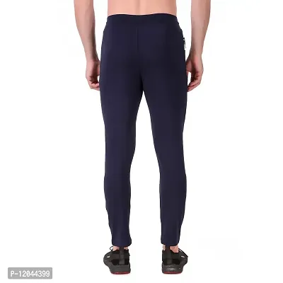 WINPLAYER Men's and Boy's 4 Way Lycra Track Pant|Trouser for Sports (Color-Navy Blue, Size-2XL)-thumb5