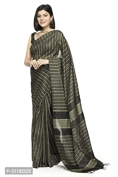 Stylish Art Silk Saree With Blouse Piece For Women-thumb0