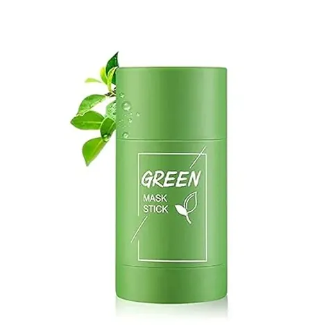 Green tea mask stick oil control purifying sticky mask moisturizes dead skin on the face shrinks pores deep cleans pores improves skin quality neutral neutral suitable for all skin types