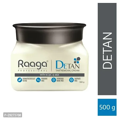 Raaga Professional De-Tan Tan removal Cream Kojic Milk, 500 GM-thumb0