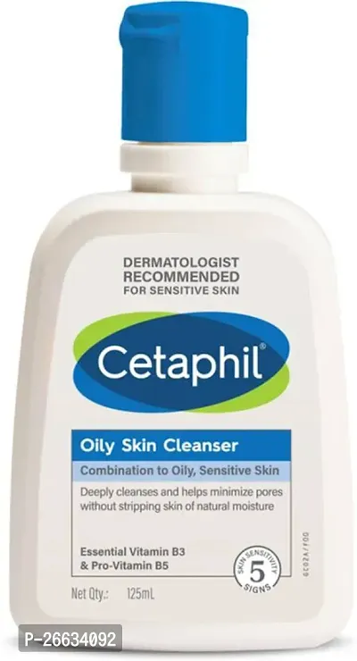 Cetaphil Oily Skin Cleanser Face Wash  (125 ml)-thumb0