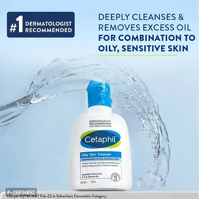 Cetaphil Oily Skin Cleanser Face Wash  (125 ml)-thumb2
