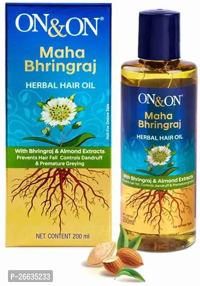 On  On Maha Bhringraj Herbal Hair Oil, 200 ml-thumb0