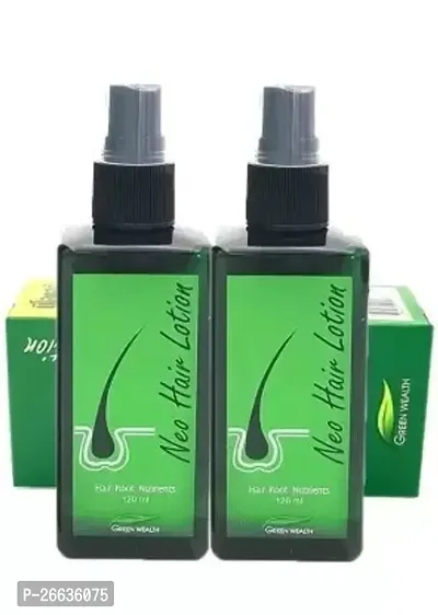 Green Wealth Neo Hair Lotion For Hair Growth Treatment By Green Wealth 120ml PACK OF 2-thumb0