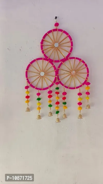 Wall Door Hanging Garlands Bandhanwar Torans With Golden Bells - Decorative Item