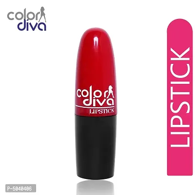 Color Diva Creamy Matte PINK PERFECT  SPICY RED Lipstick-4.5 gm (Set of 2)-thumb3