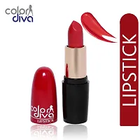 Color Diva Creamy Matte SPICY RED  MYSTIC MAUVE Lipstick-4.5 gm (Set of 2)-thumb2