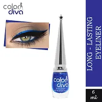 Color Diva (CD-EL2KJL-1) - BRS Long Lasting Smudge Proof Water Resistant Liquid Multicolor Eyeliner With Kajal - Pack Of 3-thumb1