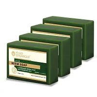 Khadi organique handmade pure neem soap pack of 3 100% herbal natural soap-thumb4