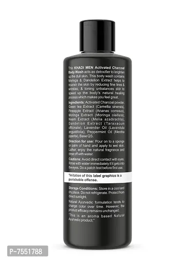 Khadi Men Activated Charcoal Body Wash-thumb2