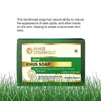 Khadi Organique Hand MadeKhus Soap With Essential Oil Pack Of 3-thumb3