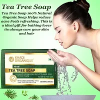 Khadi Organique Tea Tree Soap Pack Of 4 X 125 GM-thumb3