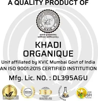 Khadi Organique Sandalwood Soap, 125g (Pack of 3)-By Dominion Care-thumb2