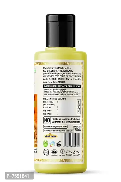 Khadi Organique Sandal Turmeric Body Wash(SLS  PARABEN FREE) 210 ML-thumb3