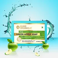 Khadi Organique Natural Herbal Green Apple Soap Pack of 4-thumb1