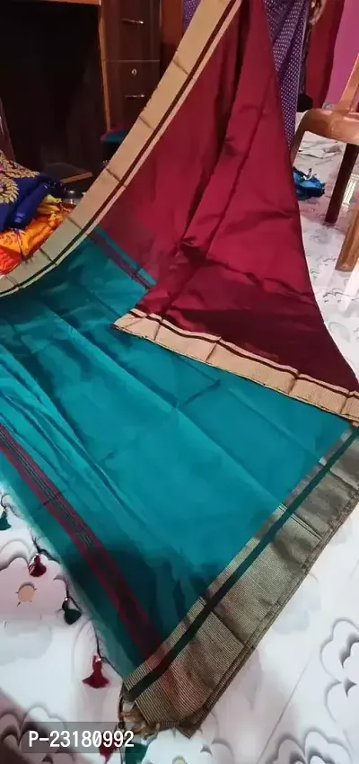 Elegant Cotton Silk Saree with Blouse piece