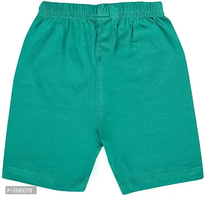 Girl's Multicoloured Cotton Spandex Solid Shorts (Pack Of 2)-thumb4