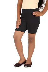 Lula School Girl's Spandex Shorts, Pack of 3-thumb2