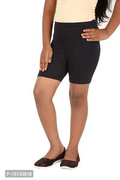 Lula School Girl's Spandex Shorts, Pack of 3-thumb3