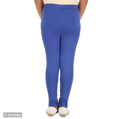 Colorfly Kid's Spandex Royal Blue Color Leggings-thumb4