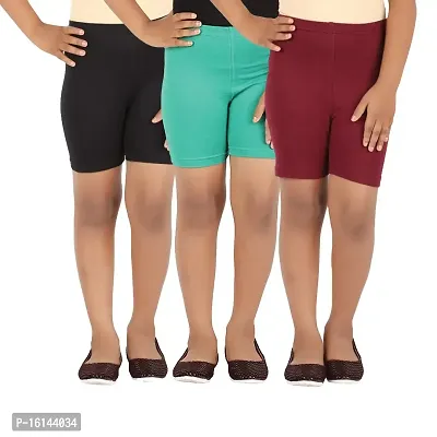 Buy Lula School Girl's Spandex Shorts, Pack of 3 Online In India At  Discounted Prices