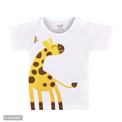 Lula Cotton Baby Chest Printed T-Shirt  Pant Combo - Unisex Clothing Set-thumb3