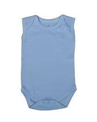 Lula Baby Romper Body Suits for Boys  Girls with Envelope Shoulder-Sleeveless-thumb3