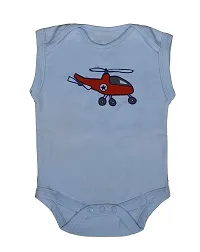 Lula Baby Romper Body Suits for Boys  Girls with Chest Print-Sleeveless-thumb2