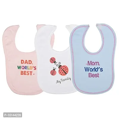 Lula Baby My Family Theme Bibs-Pack of 3