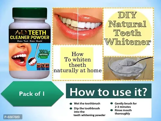 Ad Natural Teeth Powder Pack of 1