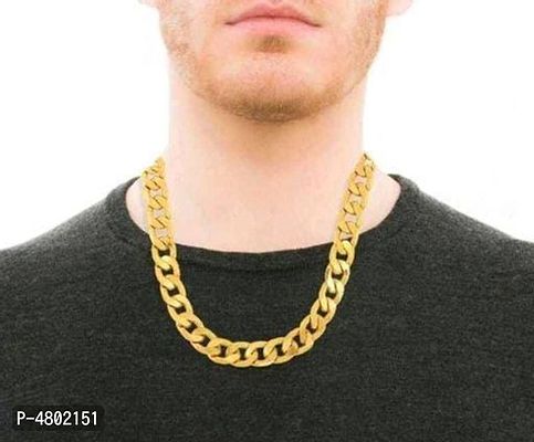 Men's Alloy Gold Plated Chains