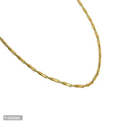 Trendy Stylish Brass Gold Plated Chain for Men and Women-thumb0