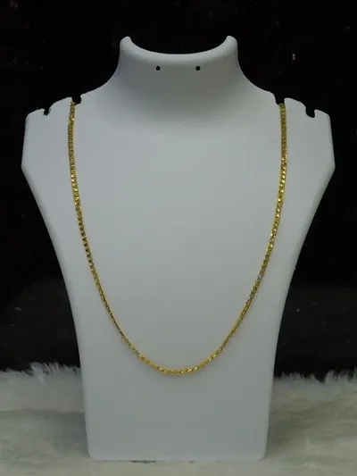Golden Fancy Brass Chains For Womens