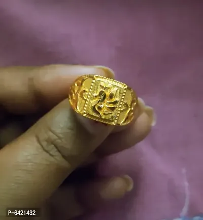 Mens Gold Plated Ring