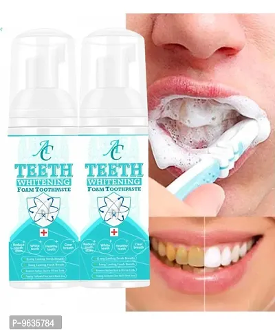 Combo of 2 Stain Removal Teeth Whitening Foaming Toothpaste