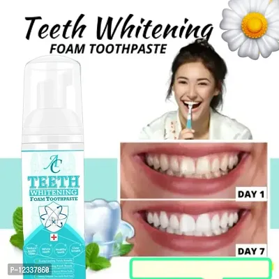 Teeth Whitening Foam, Cleaning Germs, Freshen Breath, and Remove Plague Stains, 60ml-thumb0