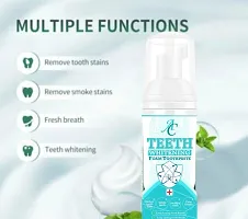 Teeth Whitening Toothpaste Foam for Healthy and Gum Free Teeth 100% Natural No Side Effects-thumb1