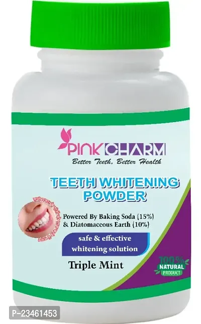 Pink Charm Teeth Whitening Powder 100% Hand Made and Natural