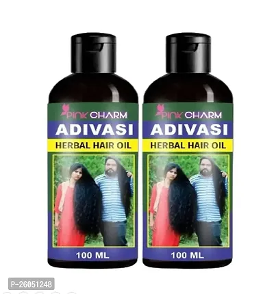 Adivasi Herbal Hair Oil 100% Organic pack of 2-thumb0