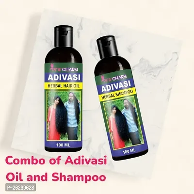 Adivasi Hair Oil and Shampoo Combo(100Ml+100ML)-thumb0