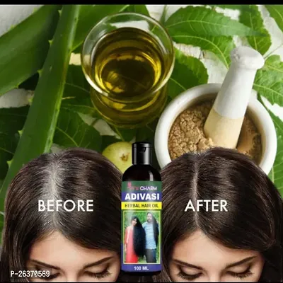 Ayurvedic Adivasi Herbal Hair Oil 100% Natural Organic