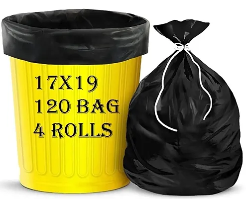 120 PCs ( PACK OF 4 rolls ) Garbage bags