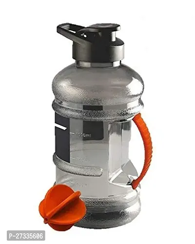1.5 L Beast Sports Water/Protein Gallon BPA Free Bottle with Mixer Ball and Strainer (Unbreakable, Freezer Safe)-thumb0