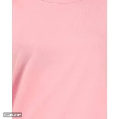 First Wave Women Cotton Solid Tshirt Pink::Maroon Pack of 2-thumb4