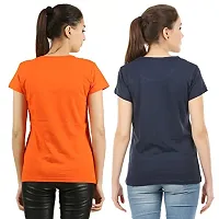 First Wave Women's Cotton Tshirts(Pack of 2)-thumb2