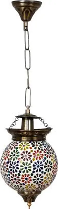 Nogaiya Glass Ceiling Lamp (Multicolor)-thumb1