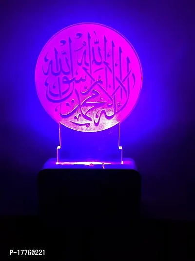 Nogaiya Multi Color nightlight Plastic 3D arylic Led of Allah Goddess-thumb4